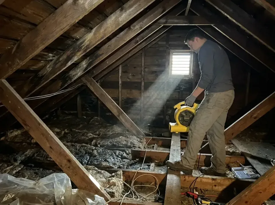 attic-water-damage-drying-proc-007 — frequently asked questions, Emergency Water Extraction & 24/7 Flood Response in Richfie…